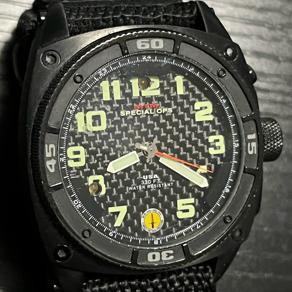 MTM Black Hawk Special Ops Military Watch